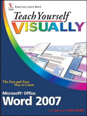 cover image of Teach Yourself VISUALLY Word 2007